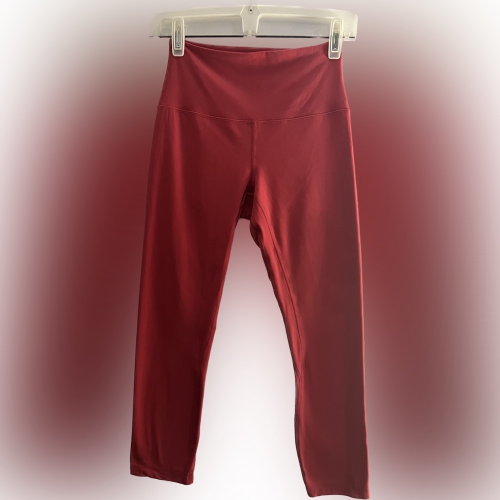 Lululemon crop align leggings pink